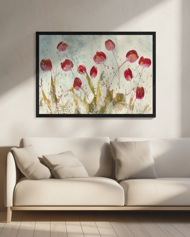 Fröhliche Tulpen | Leinwand
