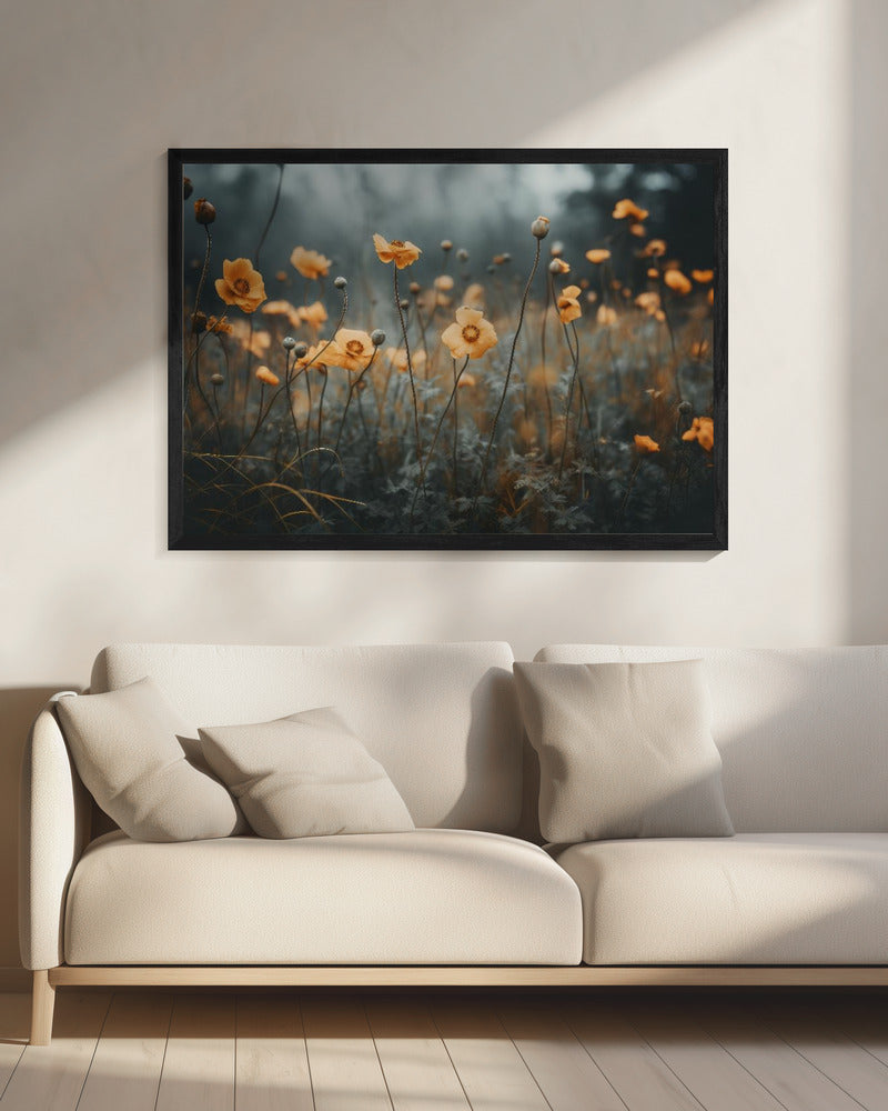 Goldener Mohntraum | Leinwand