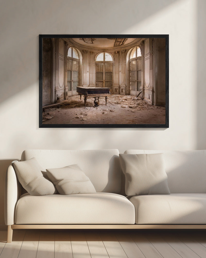 Klavier im Verfall | Leinwand