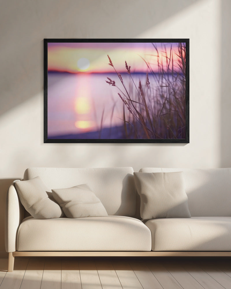 Ruhiges Sonnenuntergangsglühen | Leinwand