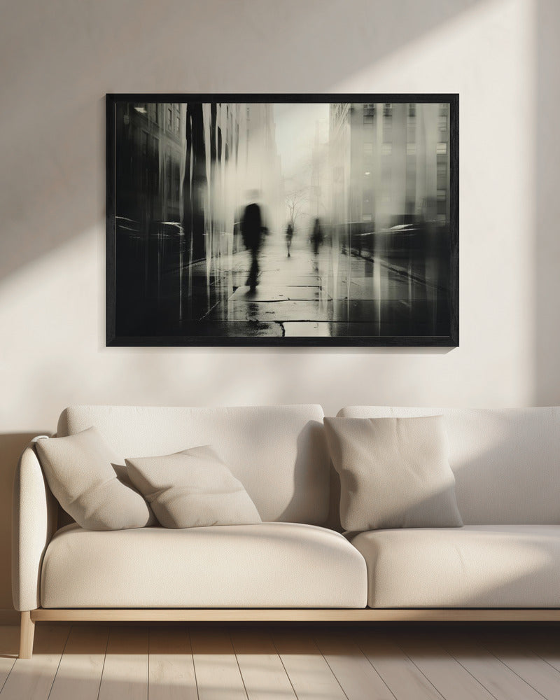 Geisterhafter Stadtbummel | Leinwand