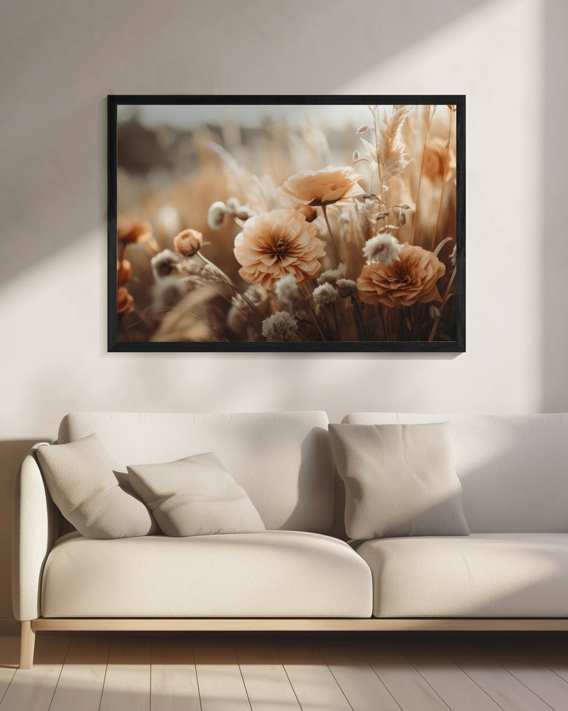 Goldener Blütenglanz | Leinwand