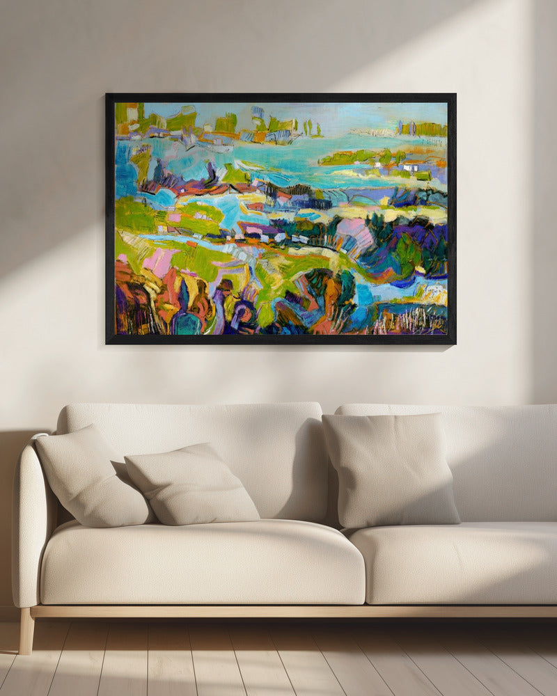Lebendige Landschaft | Leinwand