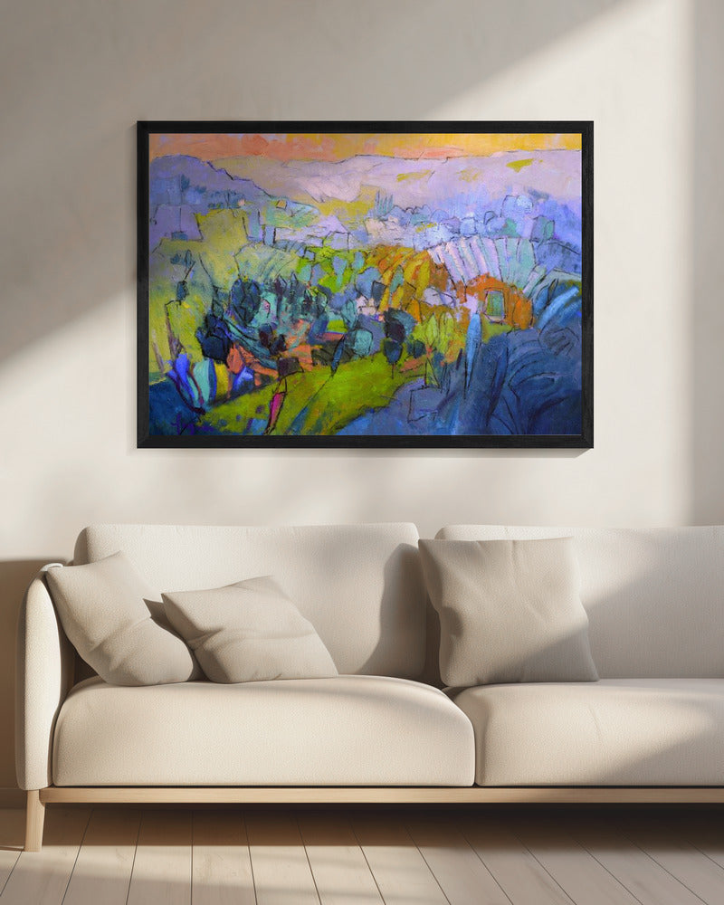 Buntes Panorama | Leinwand