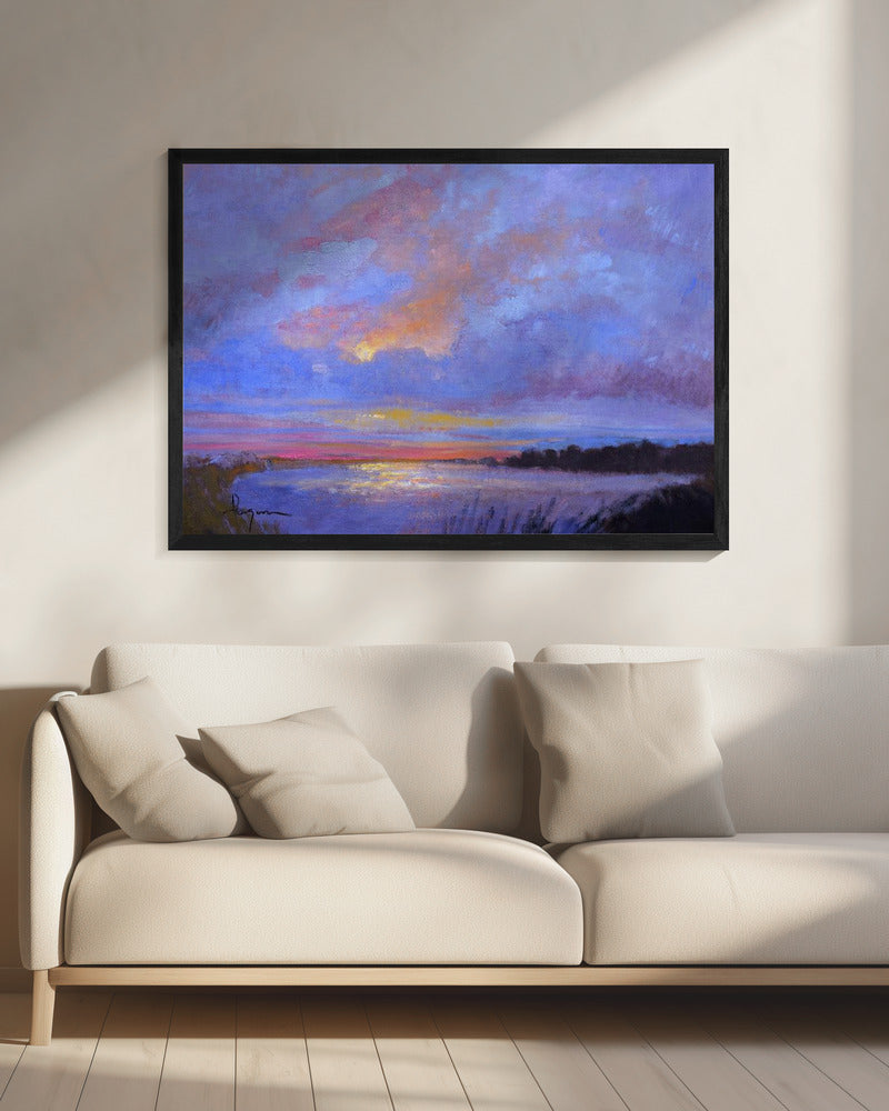 Ätherischer Abendhimmel | Leinwand