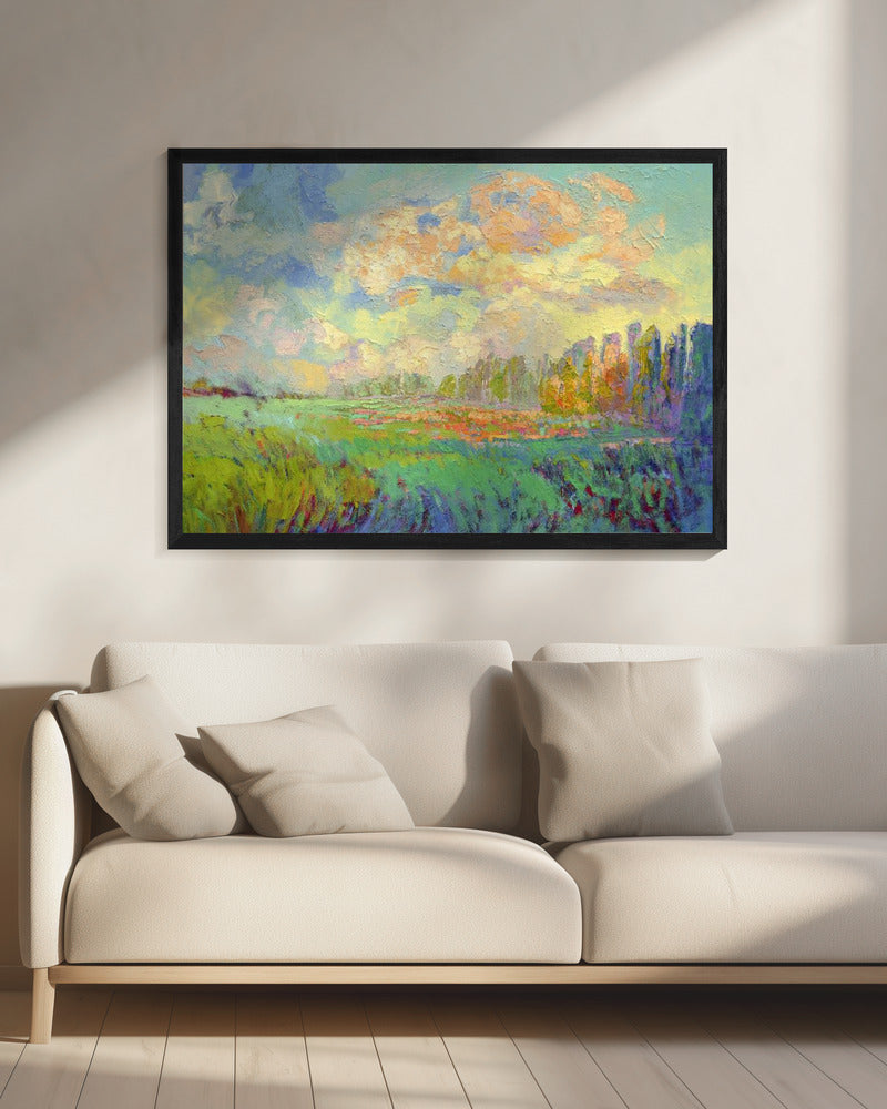 Goldene Träumerei | Leinwand