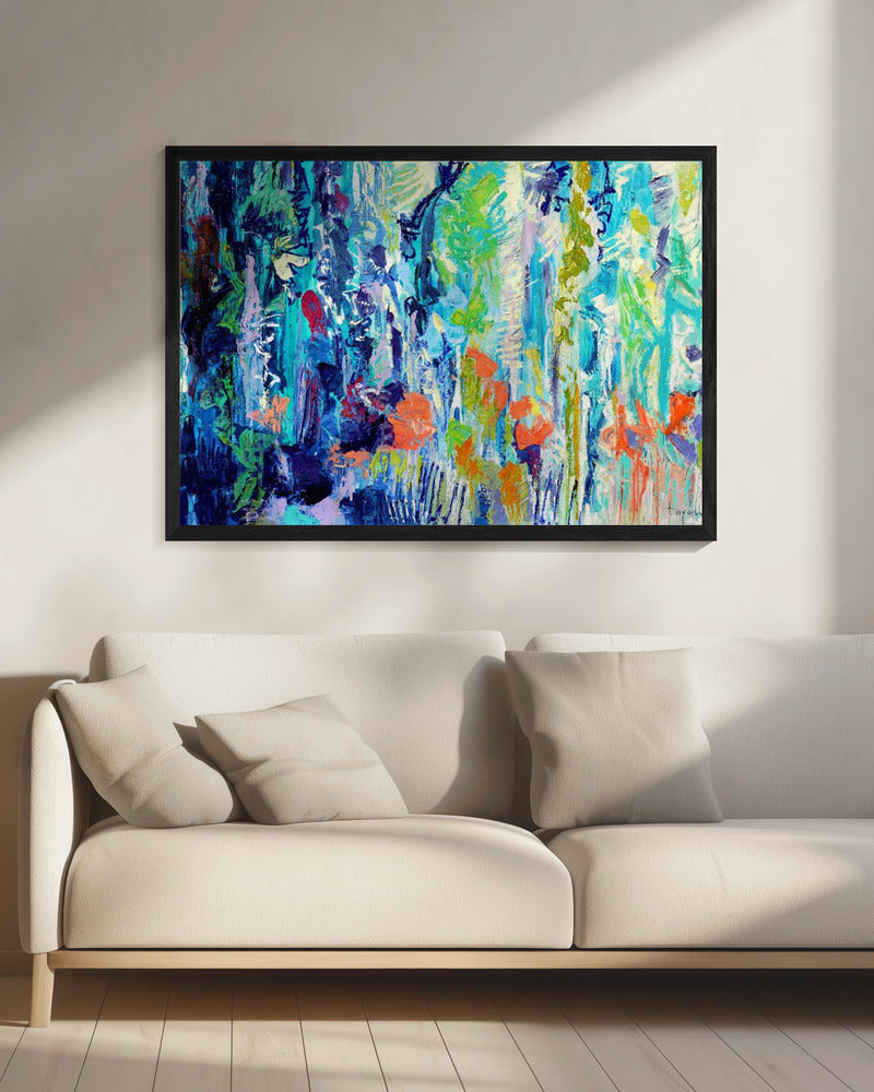 Brillante Blütenlandschaft | Leinwand