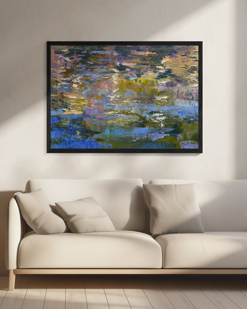 Gewellte Reflexionen | Leinwand