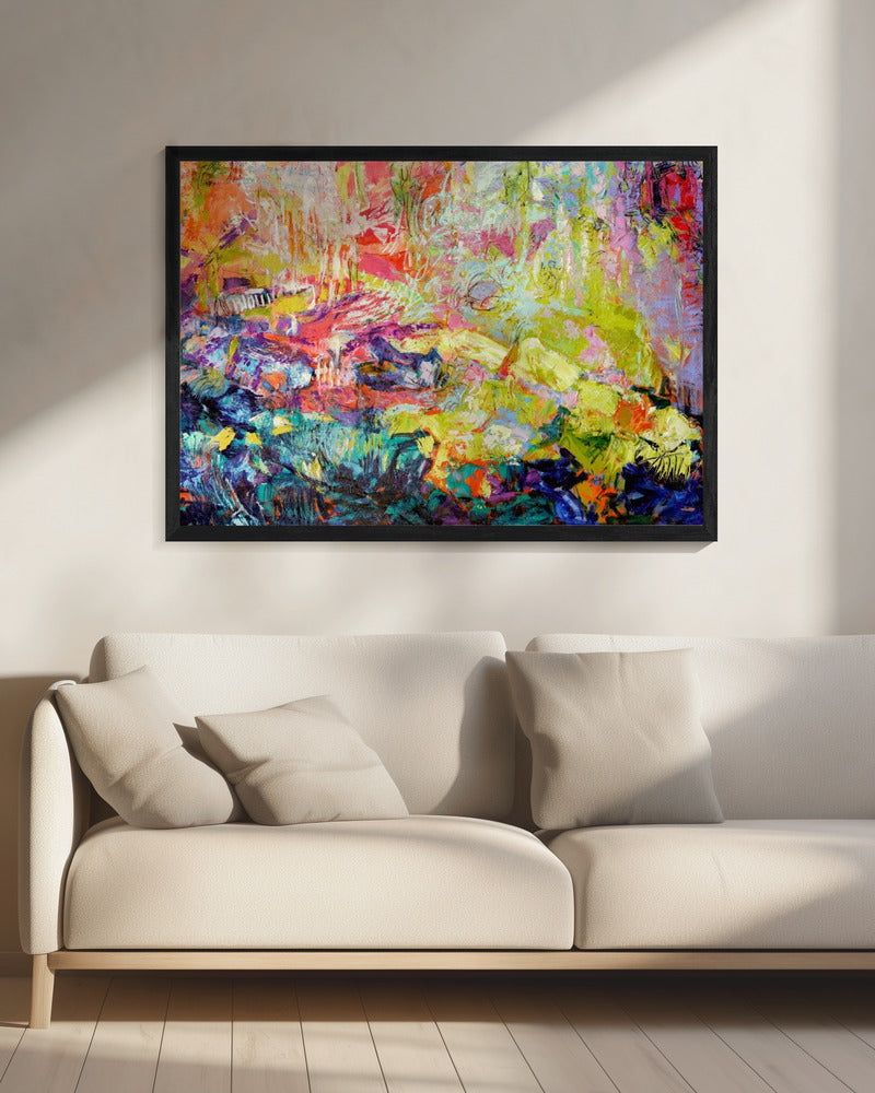 Eine Symphonie farbenfroher Harmonie | Leinwand