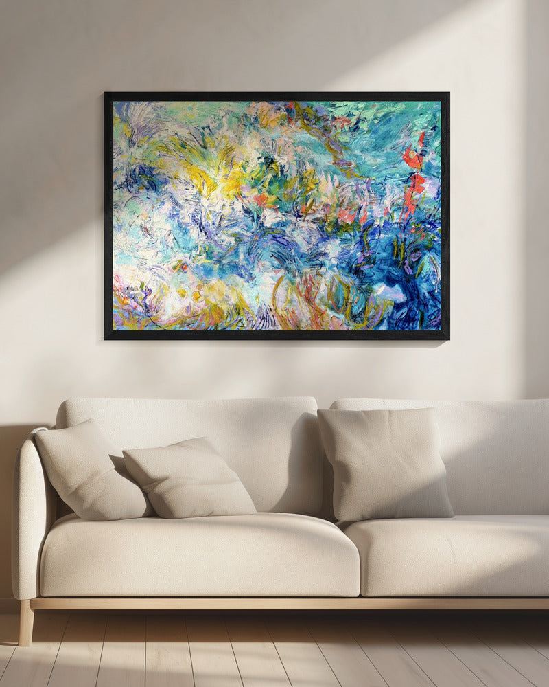 Impressionistisches farbenfrohes Abstraktes | Leinwand