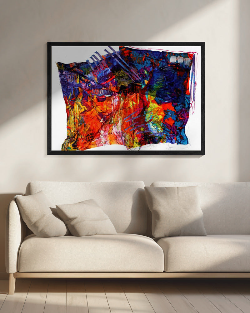 Bunter Wandteppich | Leinwand