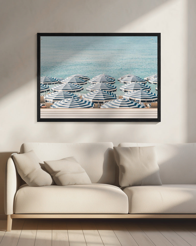 Gestreifte Strandschirme | Leinwand