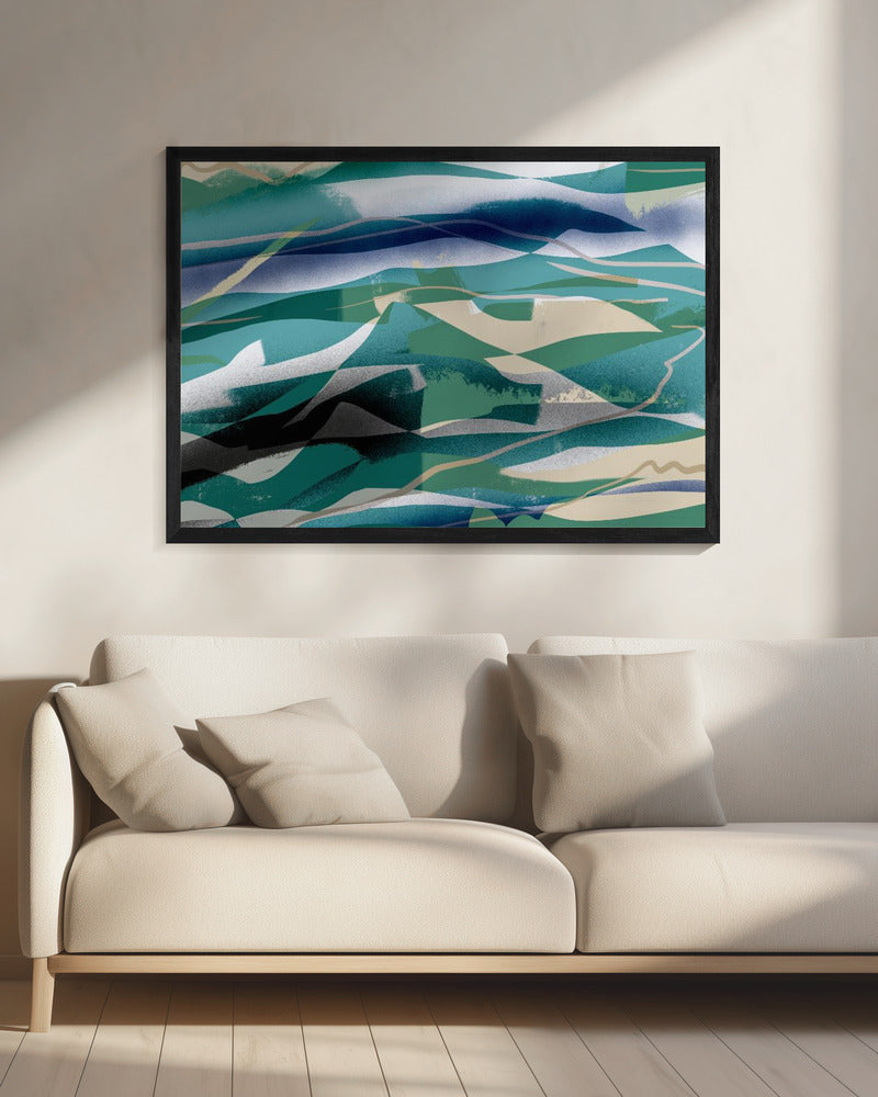 Abstraktion in der Landschaft | Leinwand