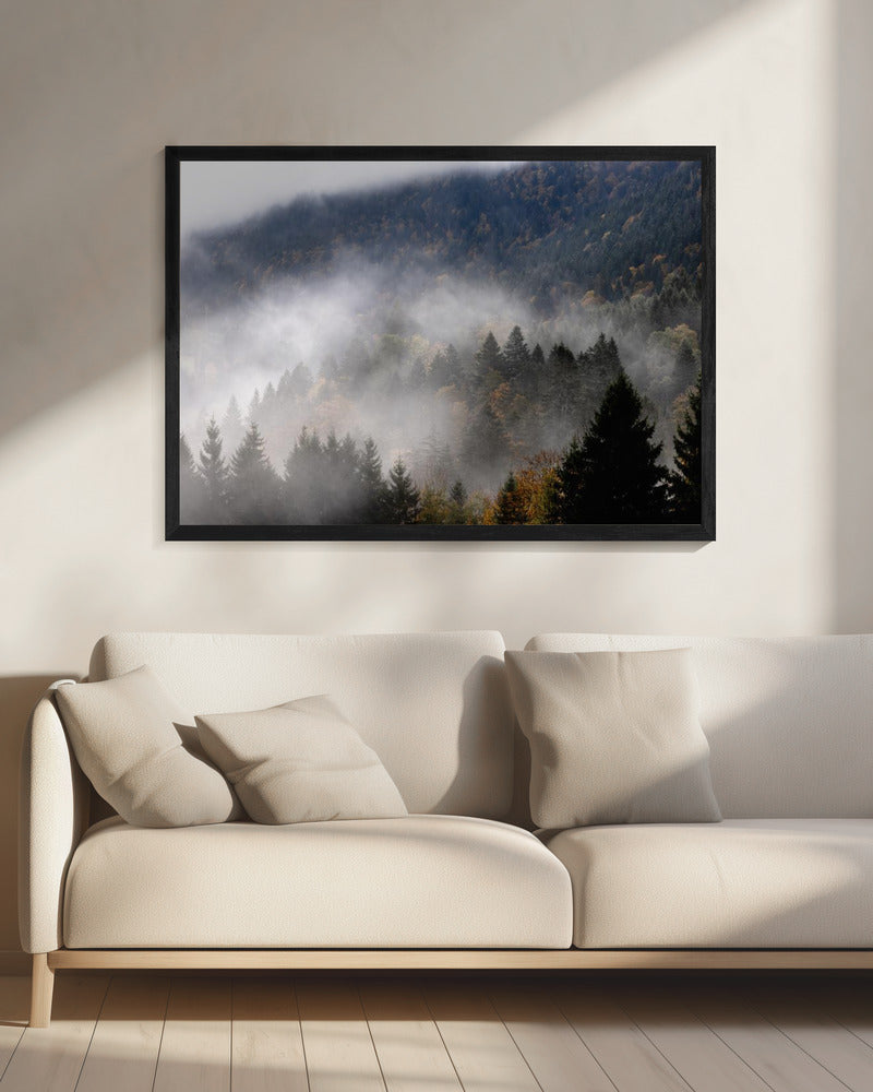Nebliger Wald 9 | Leinwand