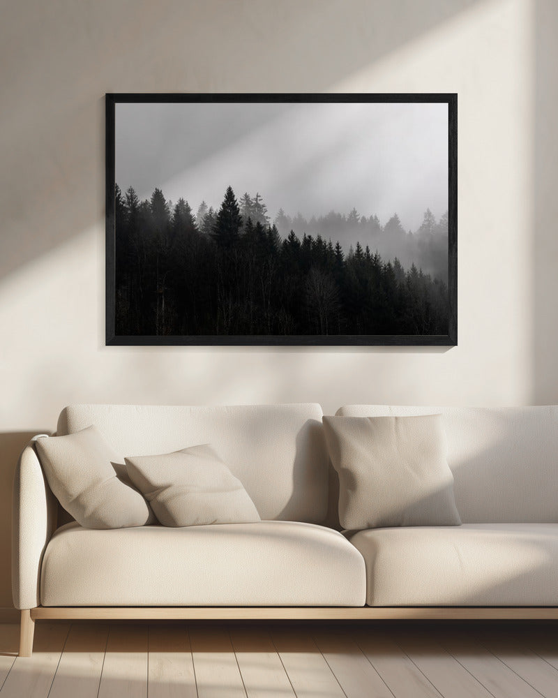 Nebliger Wald 7 | Leinwand