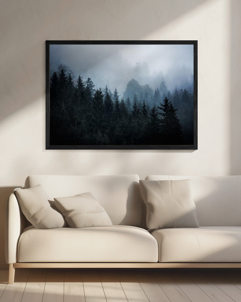 Nebliger Wald 5 | Leinwand