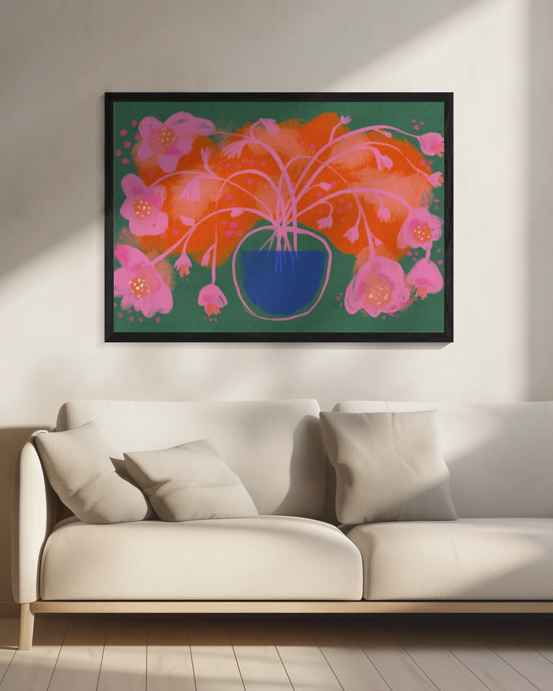 Floral Burst Symphony | Leinwand