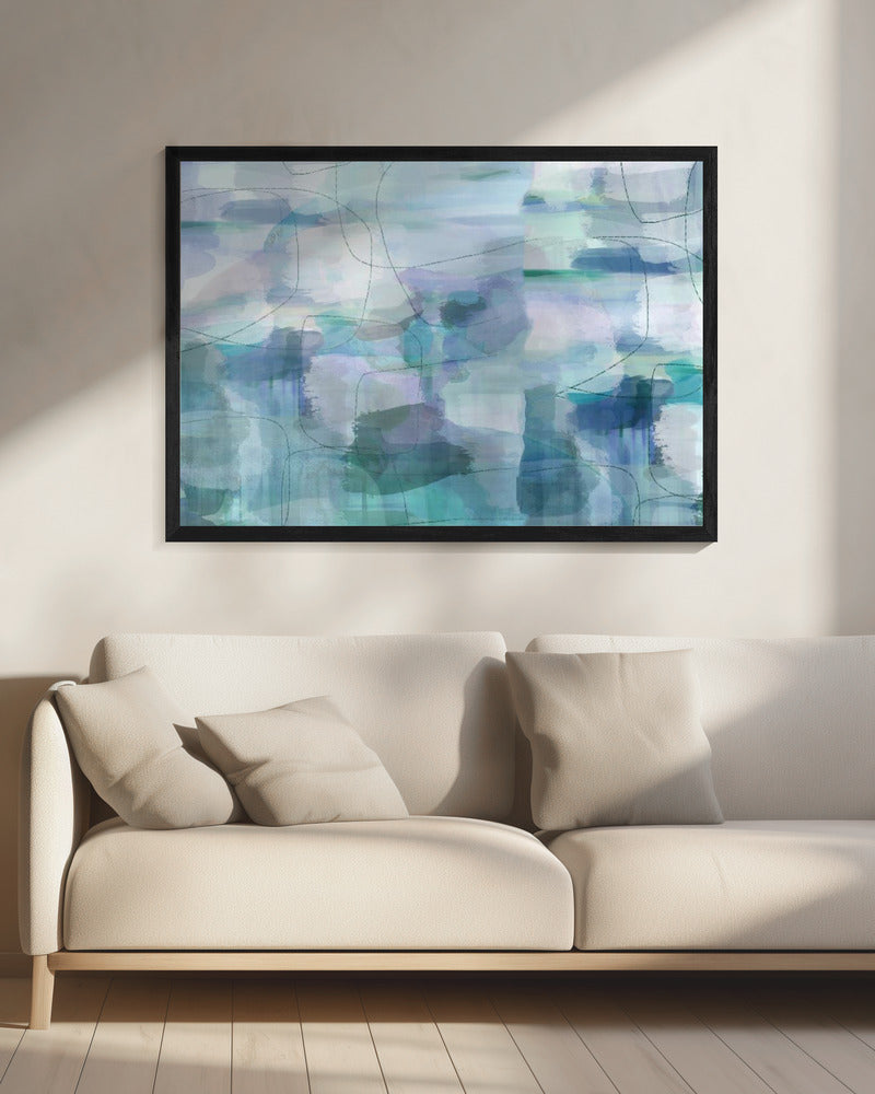 Aquarelle Blues 2 | Leinwand