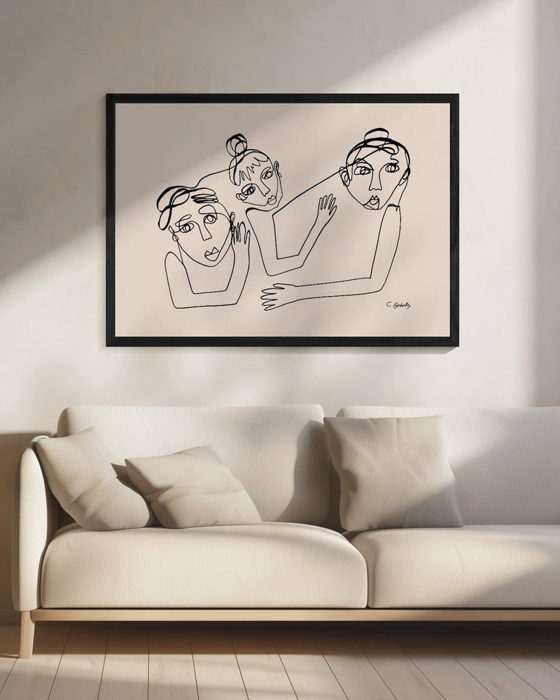 People Beige | Canvas