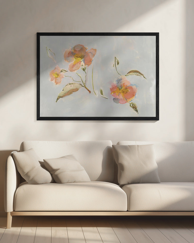Botanische Antike Blumen 02 | Leinwand