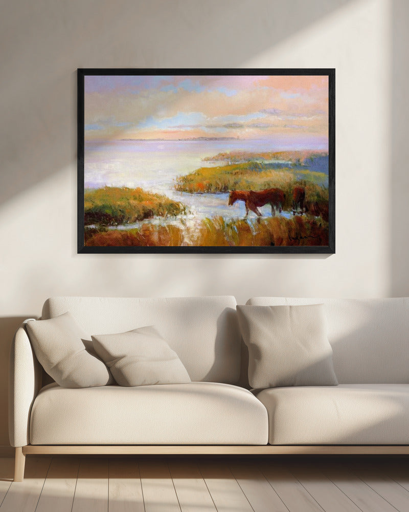Ruhige Sumpflandschaft | Leinwand