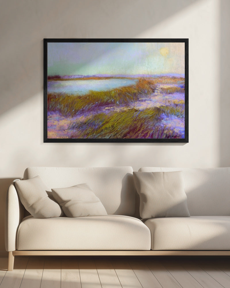 Sonnenuntergang in den Dünen | Leinwand