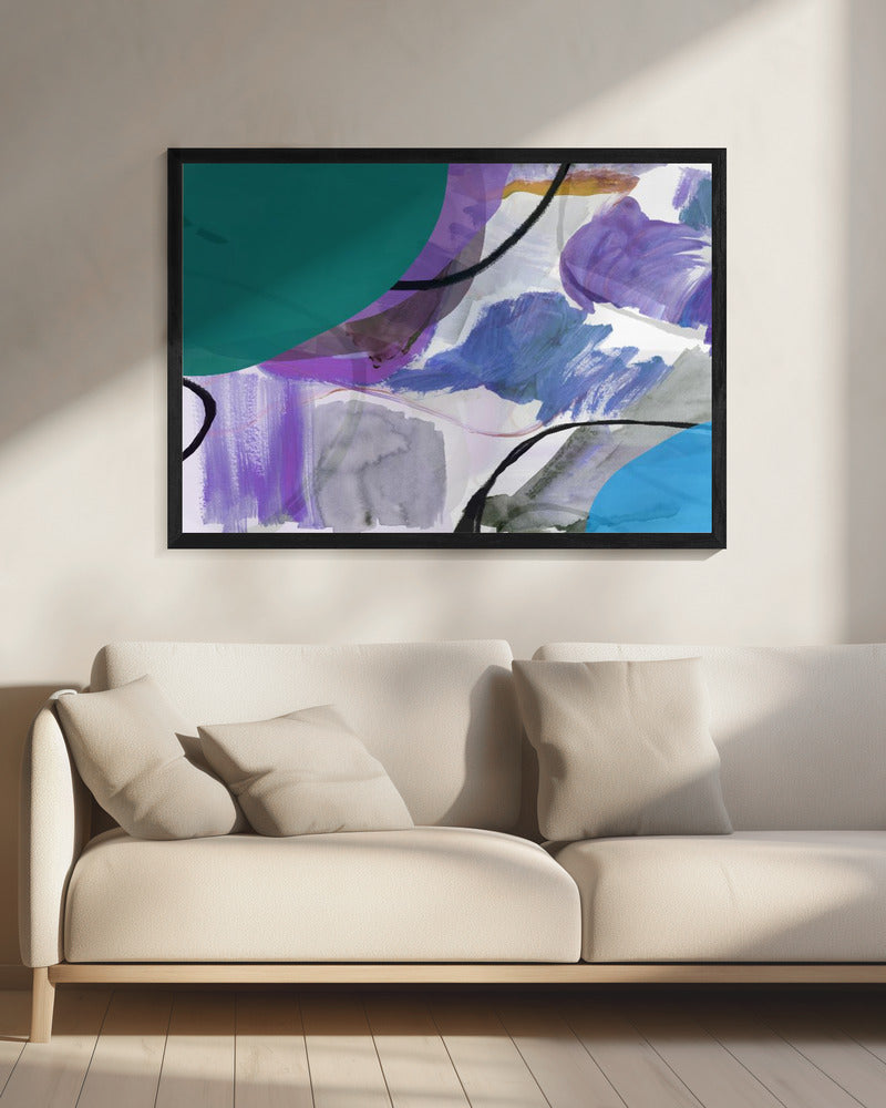 Fluid Abstract Shapes 1 | Canvas
