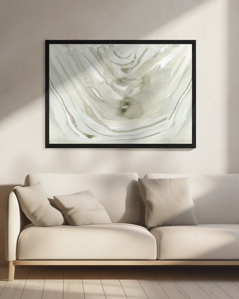 Neutral Sliced Agate 2 | Canvas
