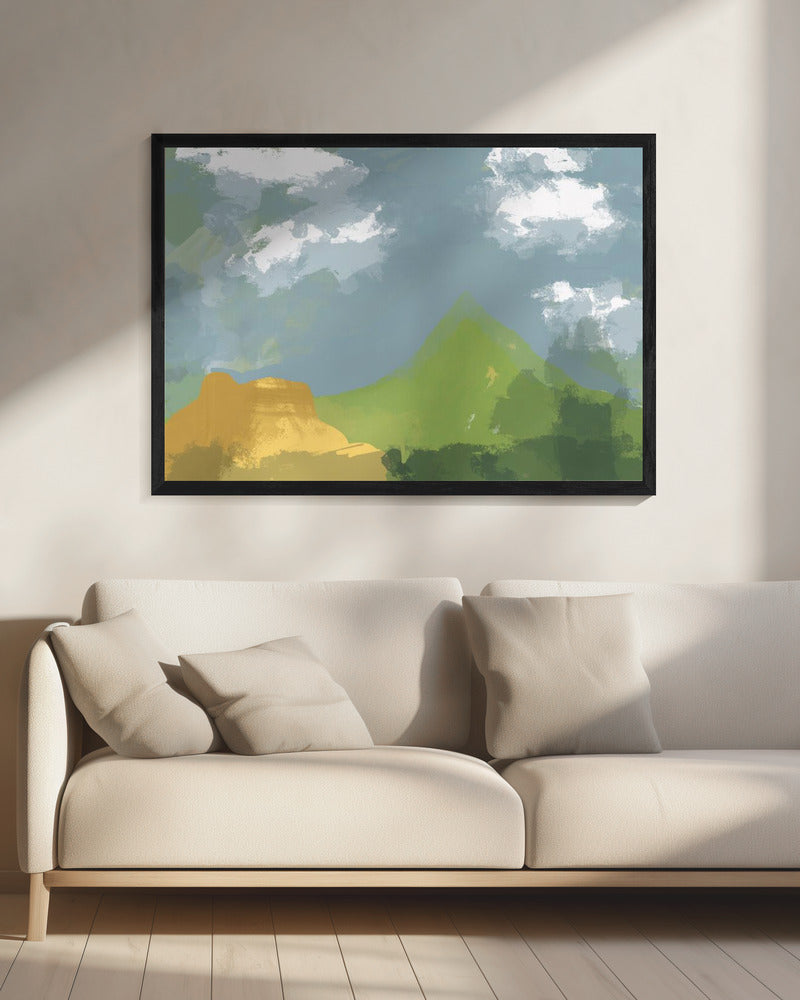 Landschaft Abstrakt | Leinwand