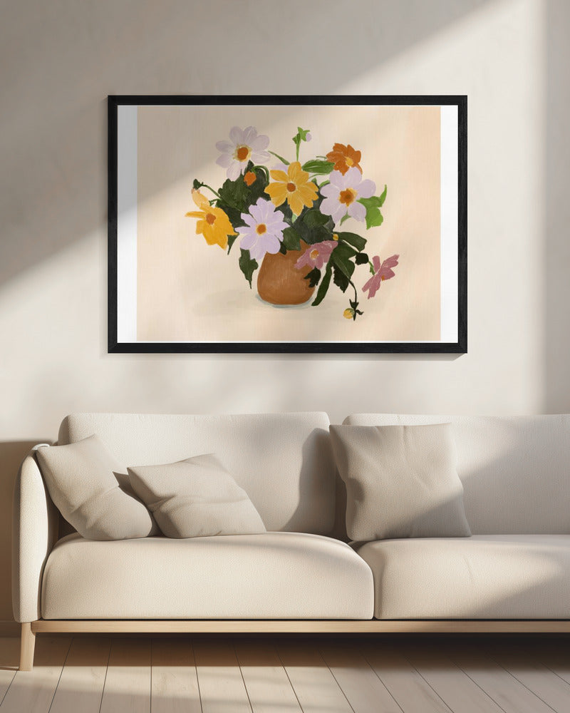 Pandcsummerflowers Kopie | Leinwand