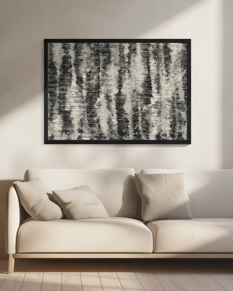 Monochrome Streifen | Leinwand