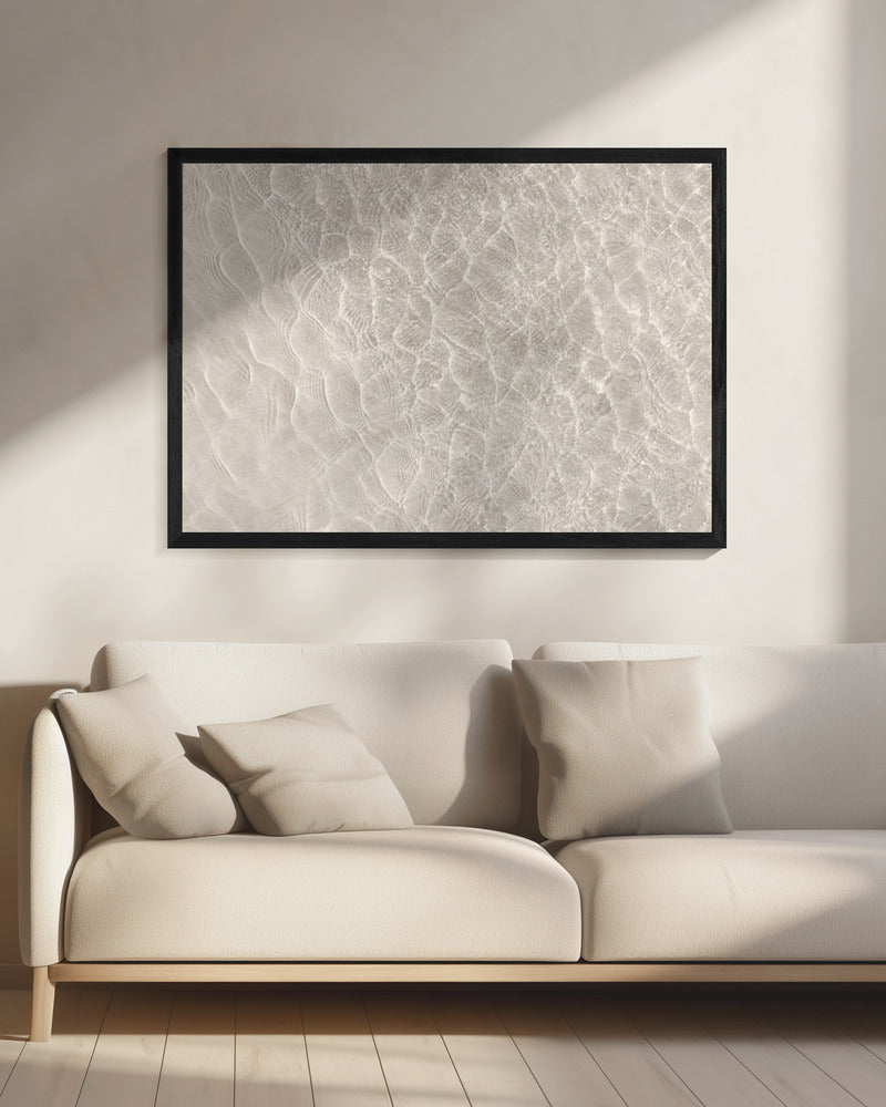 Wellen auf Sand | Leinwand