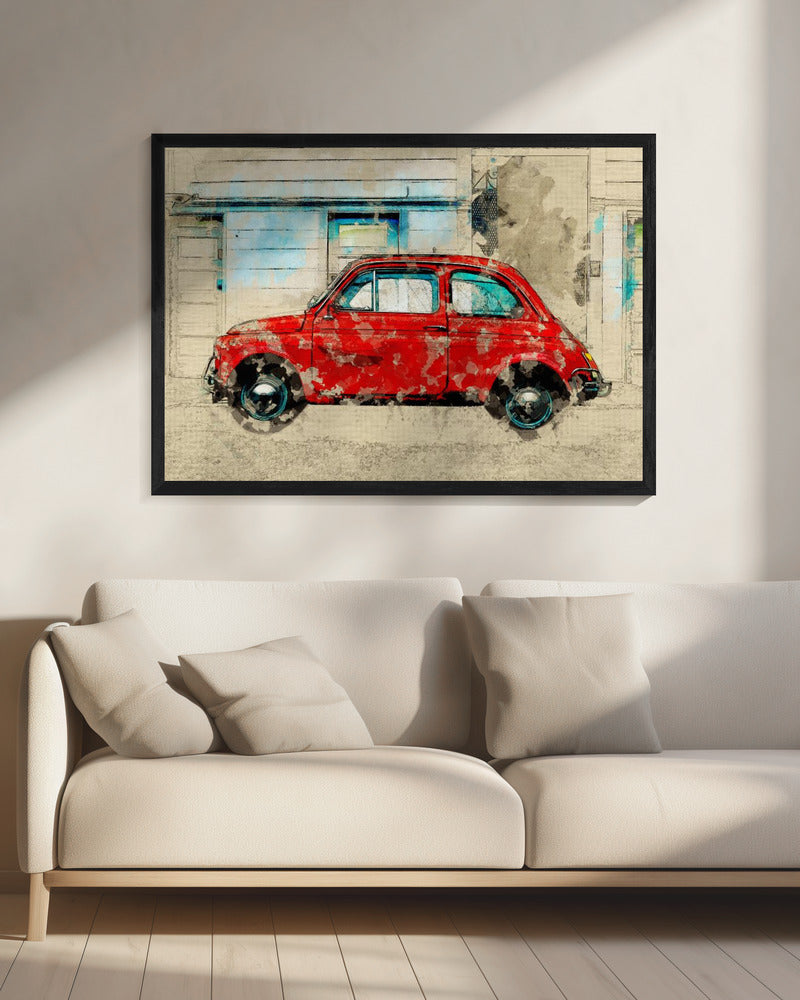 Retro-Auto | Leinwand