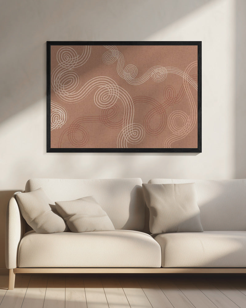 beruhigende Essentials Loops Mokka Mousse | Leinwand