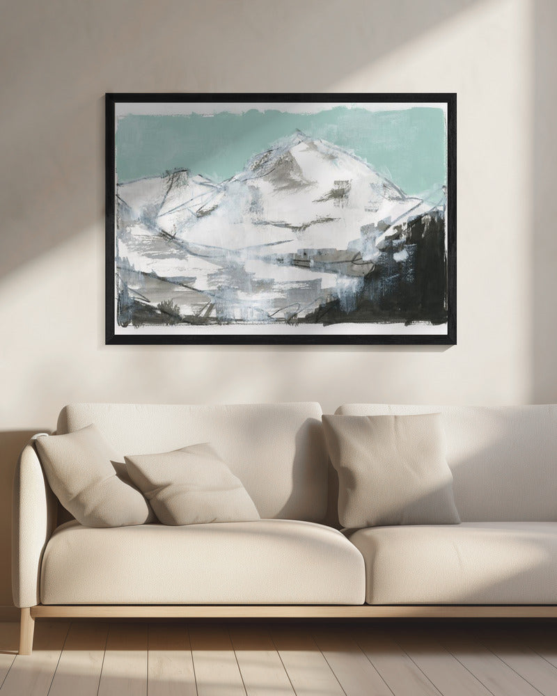 White Mountains Druck Nr. 2 | Leinwand