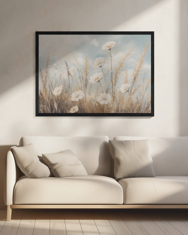 Heitere Wiesenblüten | Leinwand