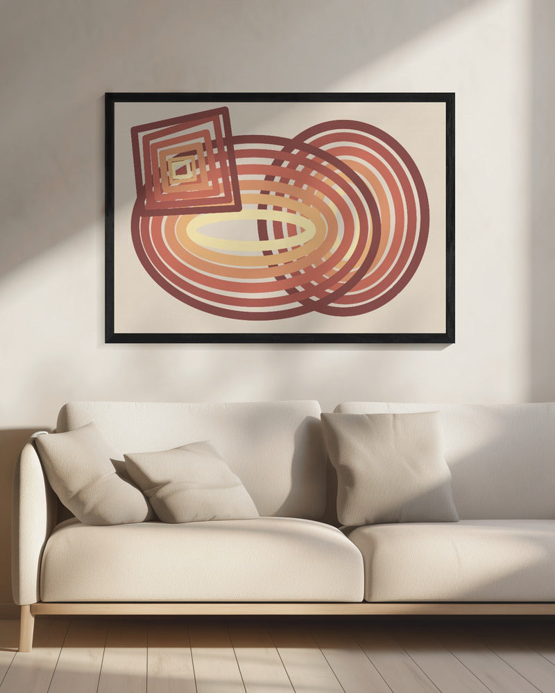 Muster Retro | Leinwand