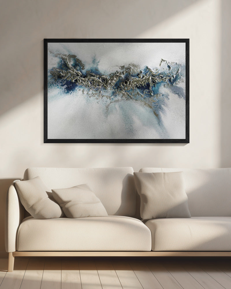 Am beliebtesten - Gilded Weave - Whitecaps-Gemälde | Leinwand