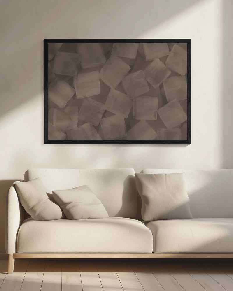 Weiche quadratische Pinselstriche | Leinwand
