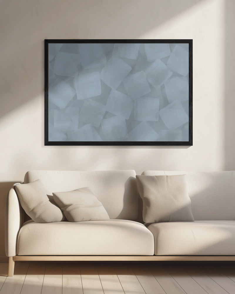 Weiche quadratische Pinselstriche | Leinwand