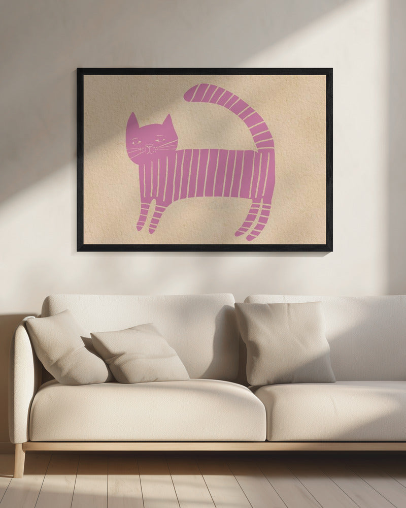 Pinkcat Kinderzimmer | Leinwand