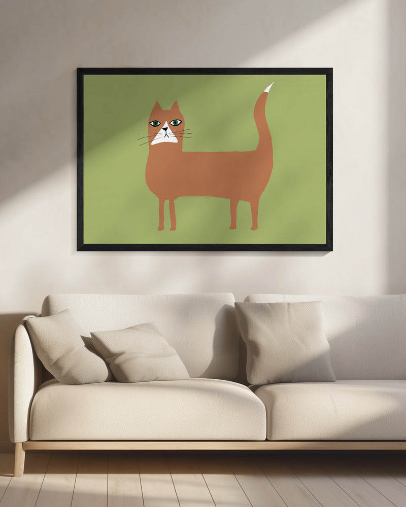 Katze Ingwer Orange | Leinwand