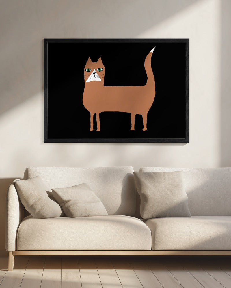 Katze Ingwer Orange | Leinwand