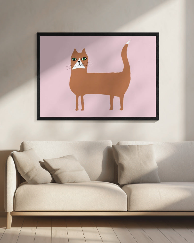 Katze Ingwer Orange | Leinwand