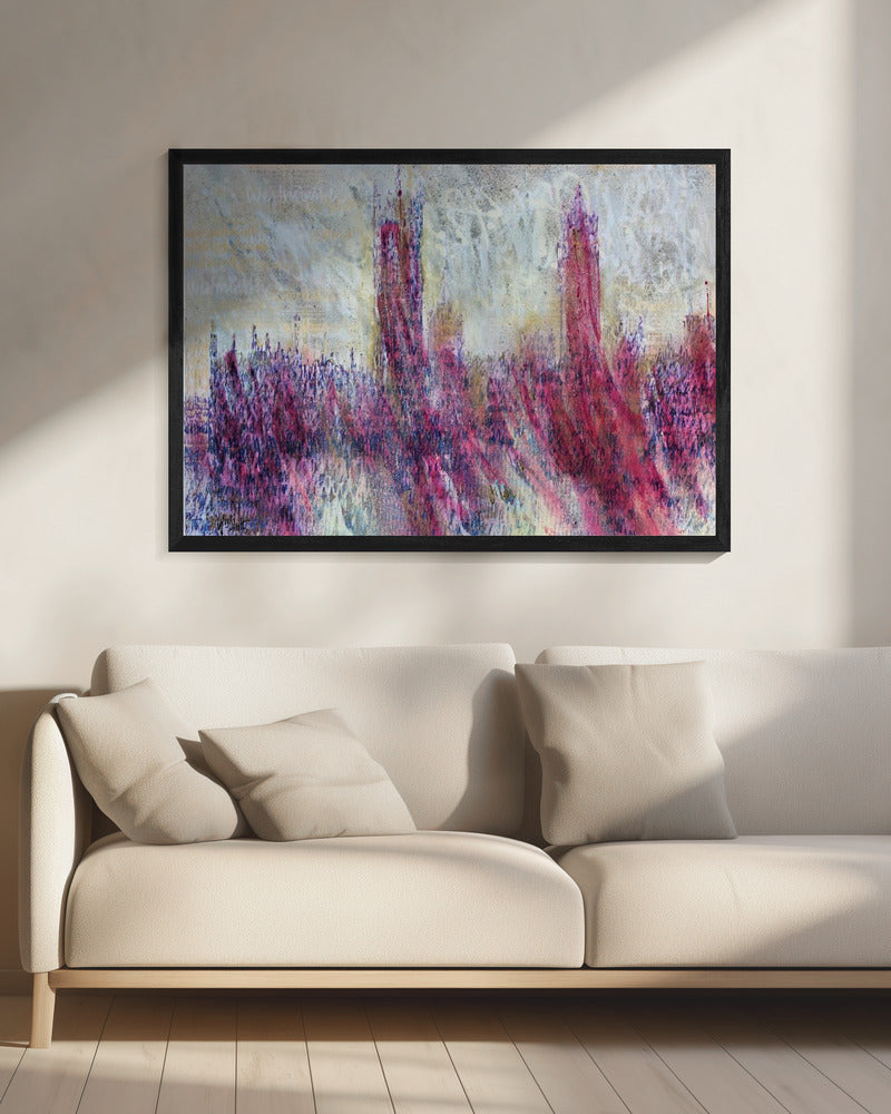 Lebendiges Stadtbild | Leinwand