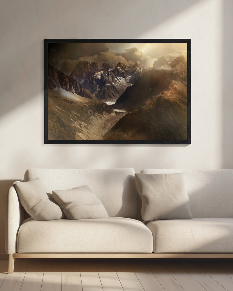 Mont Blanc Massiv | Leinwand