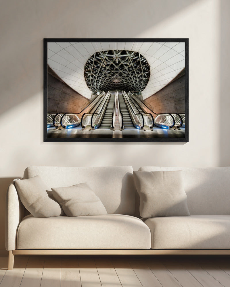 Unter der Betonoberfläche | Leinwand