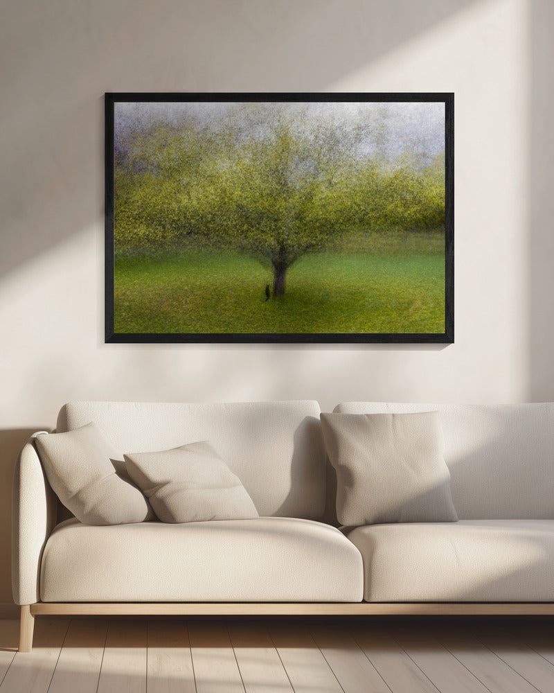 Die Katze am Baum | Leinwand