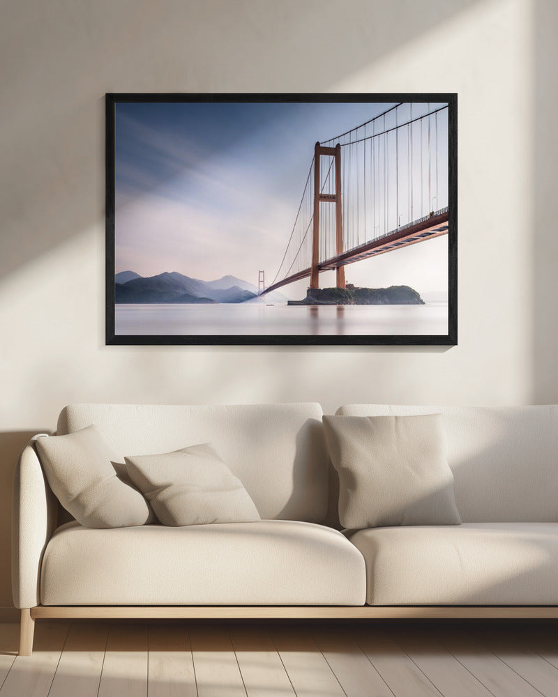 Xihou-Brücke und Mondbucht | Leinwand