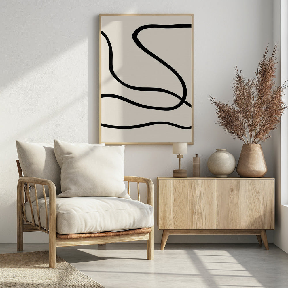 Black Lines 01 | Poster